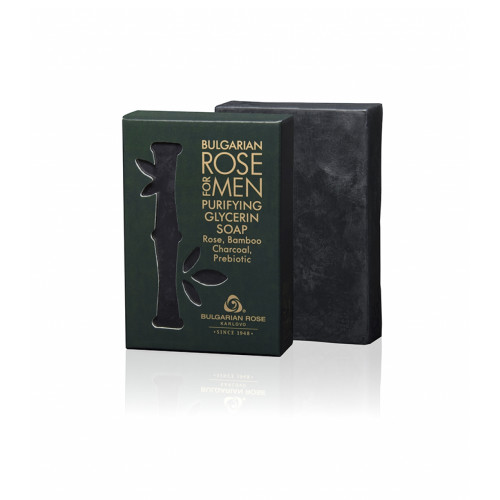 Bulgarian Rose For Men Почистващ глицеринов сапун 80 гр Българска роза