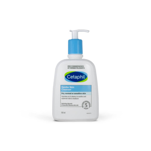 Cetaphil Нежна почистваща емулсия за лице и тяло за суха, нормална или чувствителна кожа 500 мл