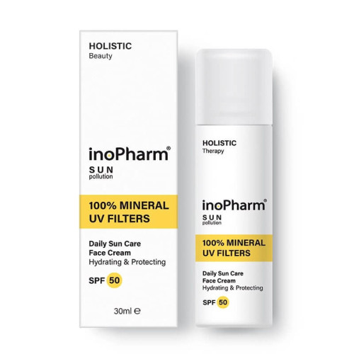 InoPharm Pure elements Ежедневен слънцезащитен крем за лице SPF50 30 мл