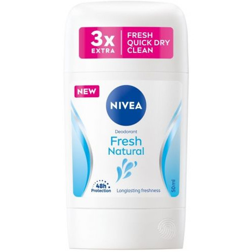 Nivea Fresh Natural Дезодорант стик против изпотяване за жени 50 мл