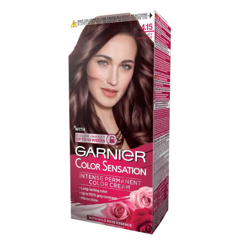 Garnier Color Sensation Трайна боя за коса, 4.15 Icy Chestnut