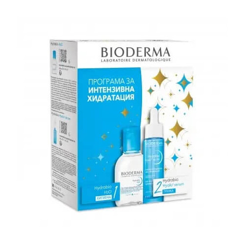 Bioderma Hydrabio Hyalu+ Серум за лице 30 мл + Bioderma Hydrabio Мицеларен разтвор за дехидратирана кожа 100 мл Комплект