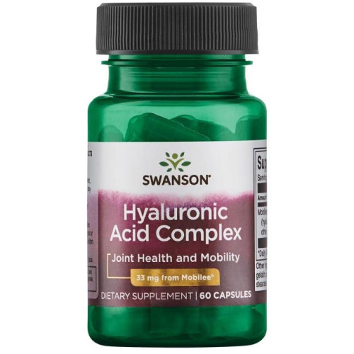 Swanson Hyal-Joint Hyaluronic Acid Complex Комплекс от хиалуронова киселина за стави 33 мг х 60 капсули