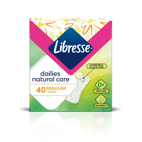 Libresse Natural Care Regular Ежедневни дамски превръзки x 40 бр.