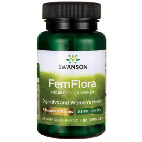 Swanson FemFlora Feminine ФемФлора Пробиотик за вагиналната микрофлора х60 капсули