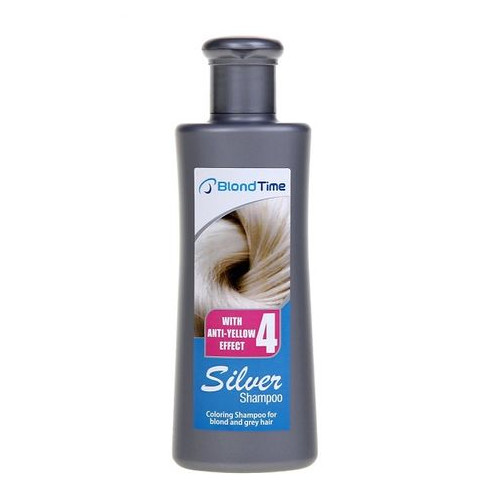 Blond Time Silver Оцветяващ шампоан за сиви и изрусени коси 150 мл