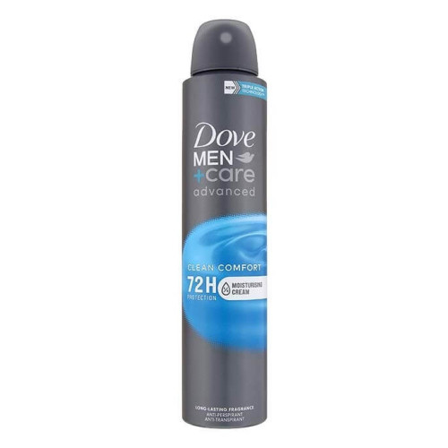 Dove Men+Care Advanced Clean Comfort Дезодорант спрей против изпотяване за мъже 200 мл