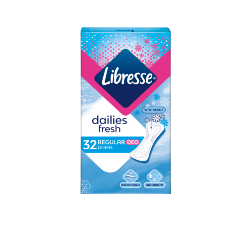 Libresse Regular Deo Ежедневни дамски превръзки x 32 бр.