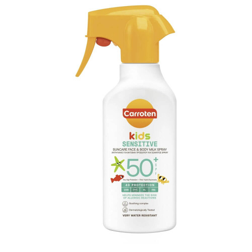 Carroten Sensitive Kids Слънцезащитно мляко-спрей за деца SPF50 270 мл