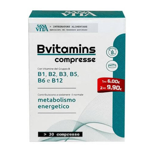 Витамини В-комплекс х 30 таблетки Sanavita