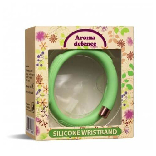 Aroma Defence Гривна против насекоми с 3 активни пълнителя Цитронела, Лавандула, Здравец и Мента х 1 брой