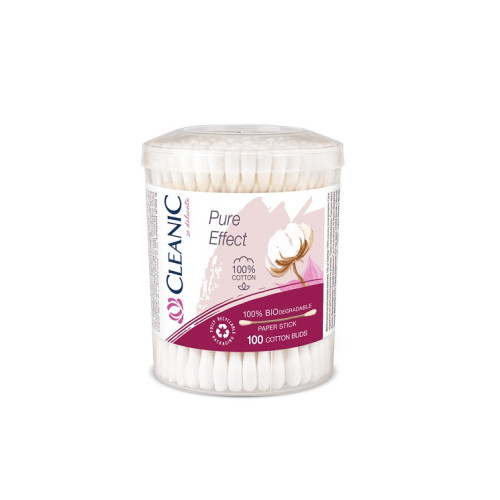Cleanic Pure Effect Биоразградими клечки за уши х100 бр