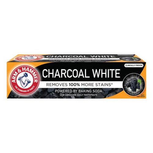 Arm & Hammer Charcoal White Избелваща паста за зъби с активен въглен 75 мл