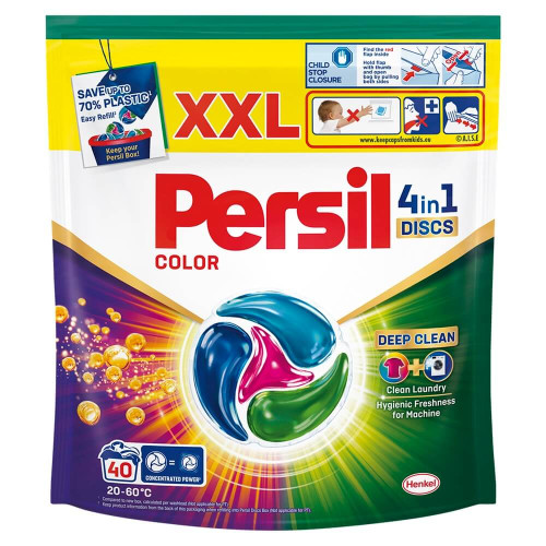 Persil Discs Color Deep Clean XXL Капсули за пране 4 в 1 х 40 бр