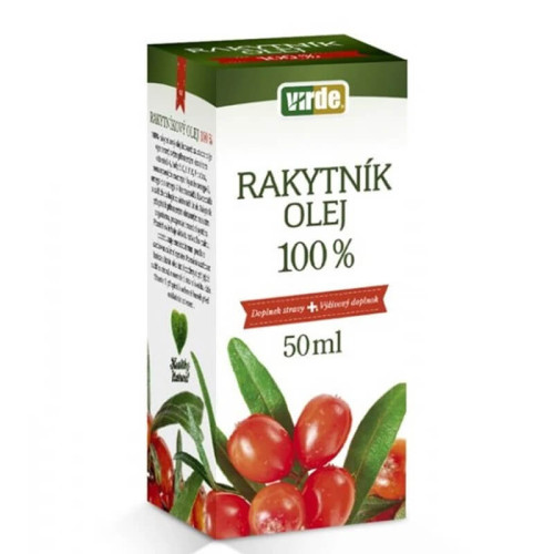 Virde Rakytník olej 100% Студено пресовано масло от морски зърнастец (Облепиха) 50 мл