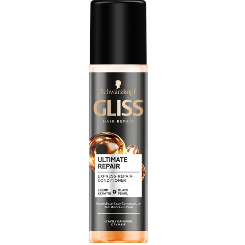 Gliss Ultimate Repair Express Repair Спрей балсам без отмиване за суха и увредена коса 200 мл