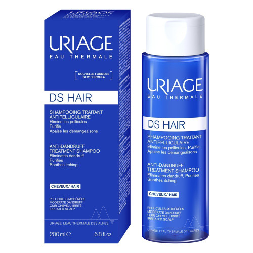 Uriage DS Hair Anti-Dandruff Почистващ и успокояващ шампоан против пърхот 200 мл