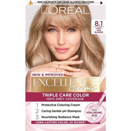 L’Oreal Excellence Creme Боя за коса 8.1 Natural Ash Blonde