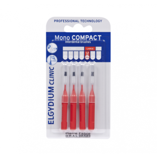 Elgydium Clinic Mono Compact 1.5 mm интердентални четки червени