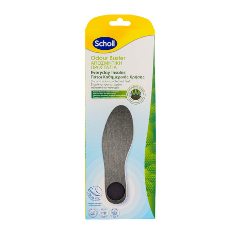 Scholl Odour Buster Ежедневни стелки против изпотяване и миризма 1 чифт