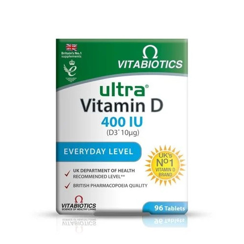 Ultra Vitamin D3 400IU Everday Level 10 мг х96 таблетки Vitabiotics 