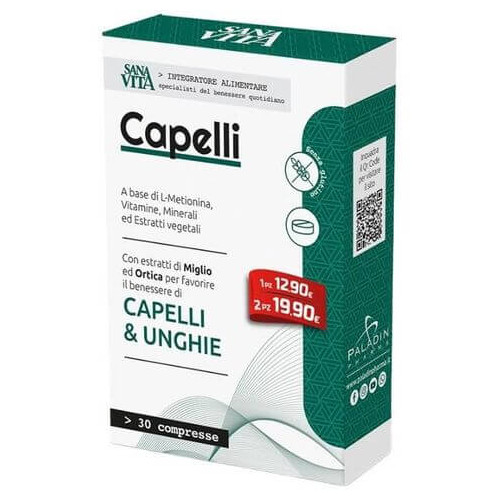 Capelli Формула за коса, кожа и нокти х 30 таблетки Sanavita