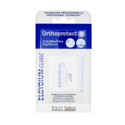 Elgydium Clinic Orthoprotect Ортодонтски восък х7 восъчни ленти