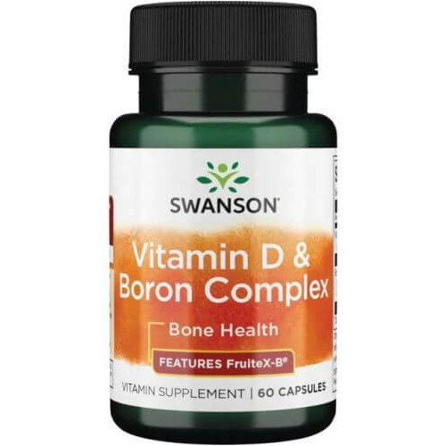 Swanson Vitamin D & Boron Complex Витамин Д и Борон комплекс х 60 капсули
