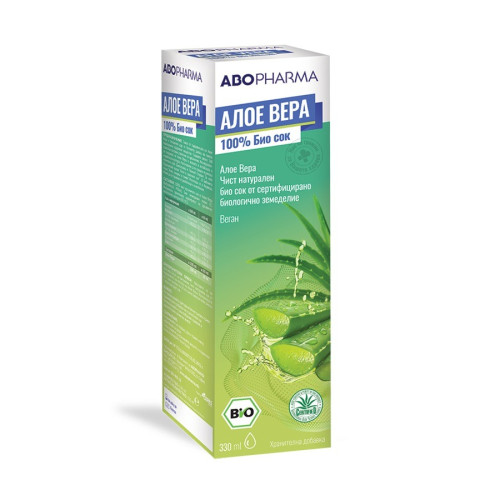 AboPharma Aloe Vera Био сок от алое вера 330 мл
