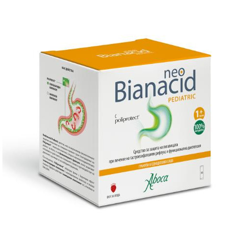 Aboca NeoBianacid Pediatric При киселини и рефлукс за деца 36 сашета
