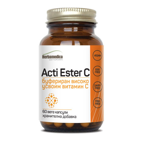 Herbamedica Acti Ester C Акти Естер Ц 500 мг х 60 капсули