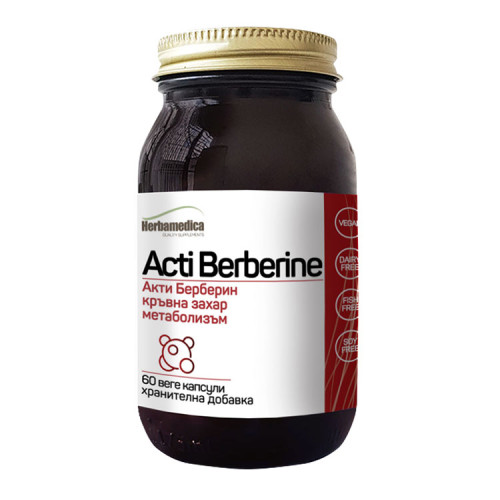 Herbamedica Acti Berberine Акти Берберин 300 мг 60 капсули