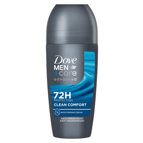 Dove Men+Care Advanced Clean Comfort Дезодорант рол он против изпотяване за мъже 50 мл