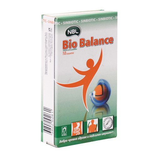 NBL Bio Balance пробиотик за добро чревно здраве и подсилен имунитет х 10 сашета Nobel
