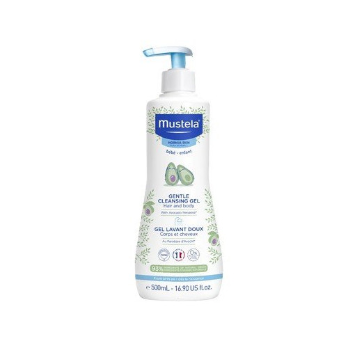 Mustela Нежен Измиващ гел за коса и тяло 500 мл