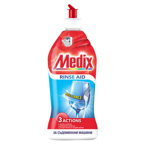 Medix Rinse Aid Препарат за изплакване на съдове в съдомиялни машини 415 мл