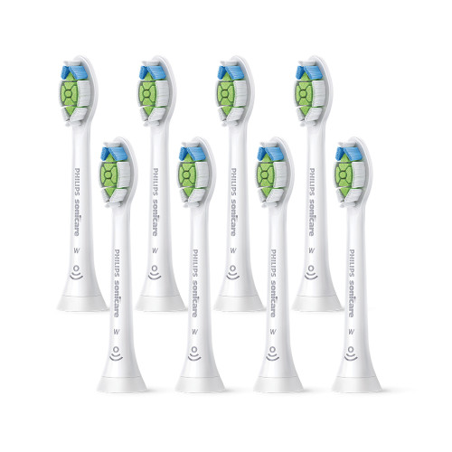 Накрайник за звукова четка за зъби Медиум Philips Sonicare Optimal White HX6068/87 8 бр