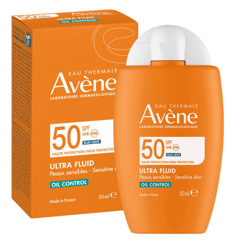 Avene Sun Слънцезащитен Ултра флуид за мазна кожа SPF50 50 мл