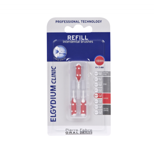 Elgydium Clinic Refills допълнителни интердентални четки широки пространства 3-4 мм