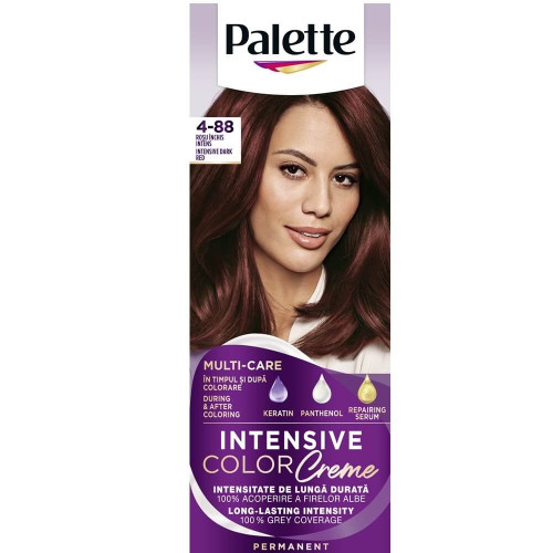 Palette Intensive Color Creme Дълготрайна крем боя за коса 4-88 Intensive Dark Red
