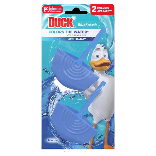 Duck Aqua Blue Хигиенизиращо тоалетно блокче Marine 2 х 36 г