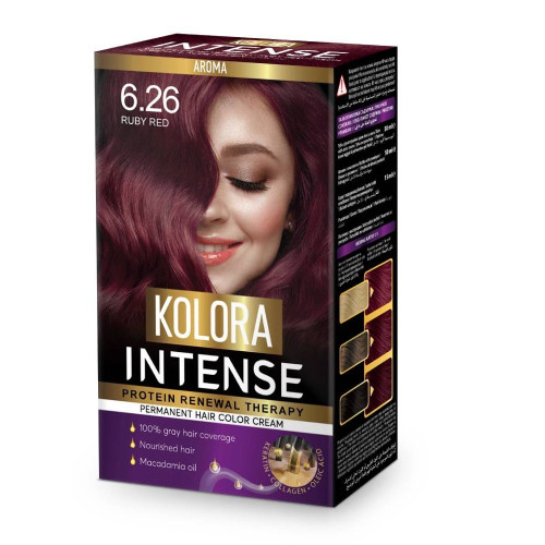 Kolora Intense Крем-боя за коса 6.26 Рубинено червен 50 мл
