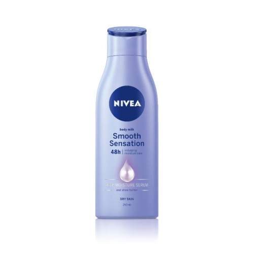 Nivea Smooth Sensation Подхранващо мляко за тяло за суха кожа 250 мл