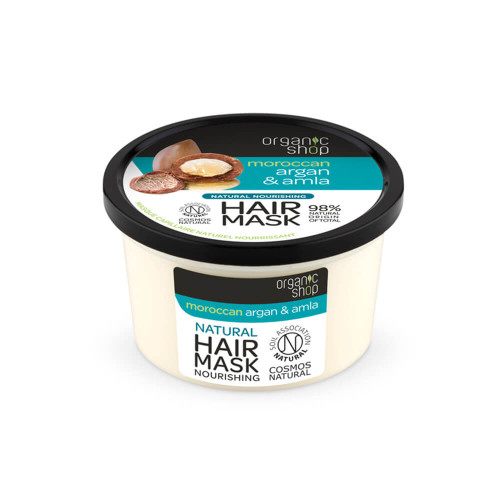 Organic Shop Nourishing Hair Mask with Moroccan Argan & Amla Маска за коса с Арган и амла 250 мл