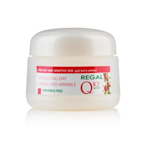 Regal Q10+ SPF20 Енергизиращ дневен крем против бръчки с годжи бери 50 мл