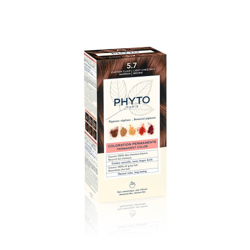 Phyto Phytocolor Безамонячна боя за коса 5.7 Много Светъл Кестен / Chatain Clair Marron