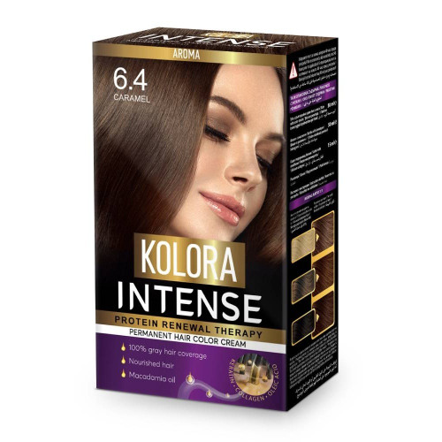 Kolora Intense Крем-боя за коса 6.4 Карамел 50 мл