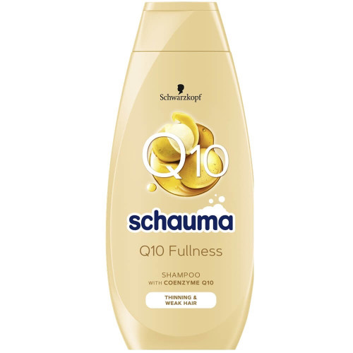 Schauma Q10 Fullness Структуриращ шампоан с коензим Q10 за тънка и слаба коса 400 мл