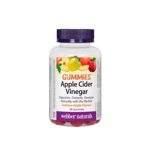 Webber Naturals Ябълков оцет Гъми х90 желирани таблетки