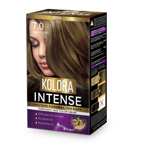 Kolora Intense Крем-боя за коса 7.0 Тъмно рус 50 мл